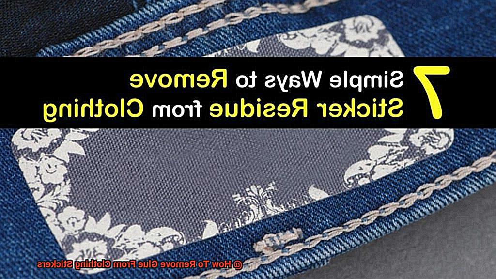 How To Remove Glue From Clothing Stickers-3