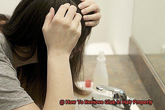 How To Remove Glue In Hair Properly-6