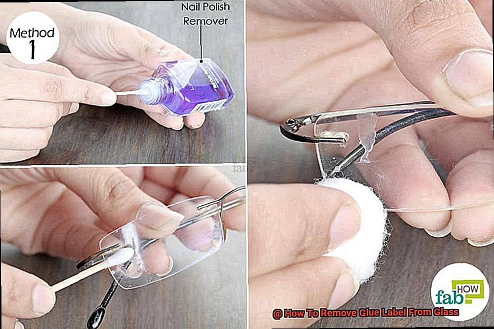 How To Remove Glue Label From Glass Glue Things