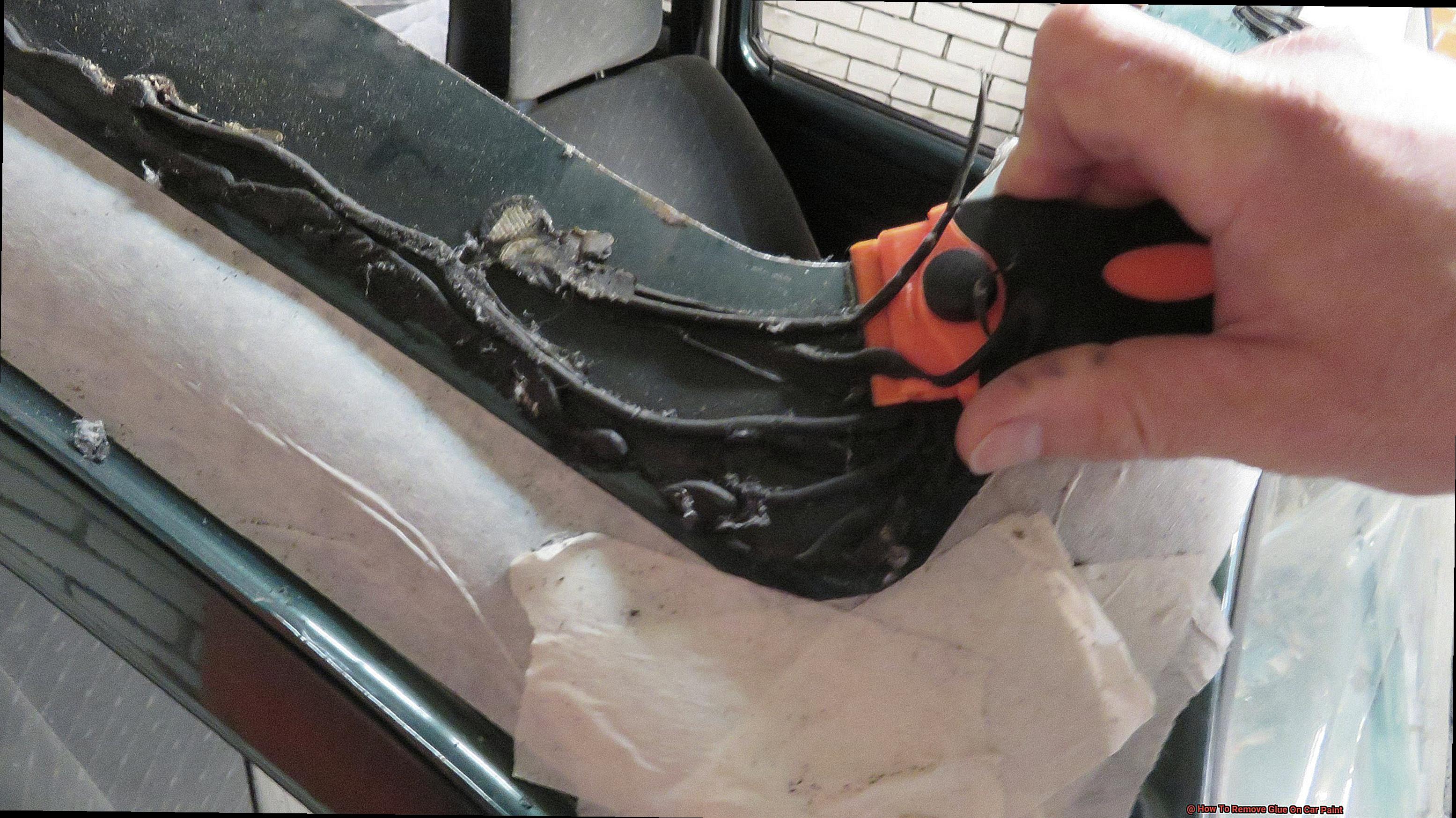 How To Remove Glue On Car Paint-8