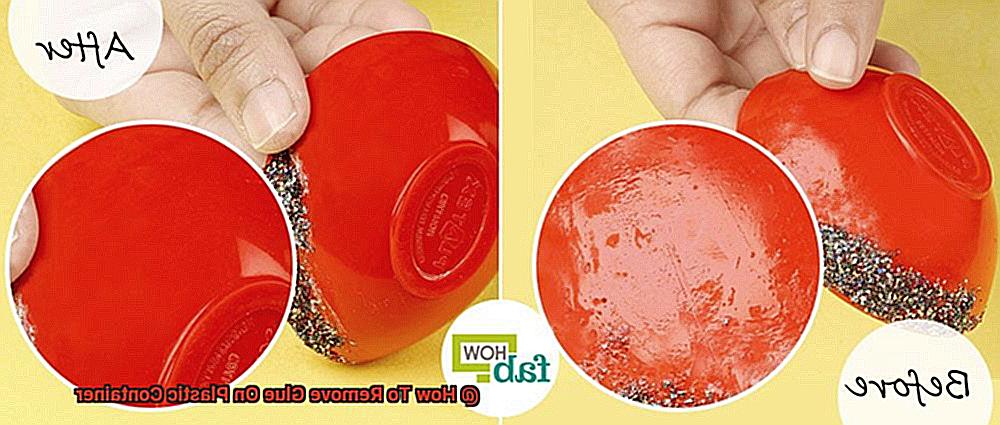 How To Remove Glue On Plastic Container-5