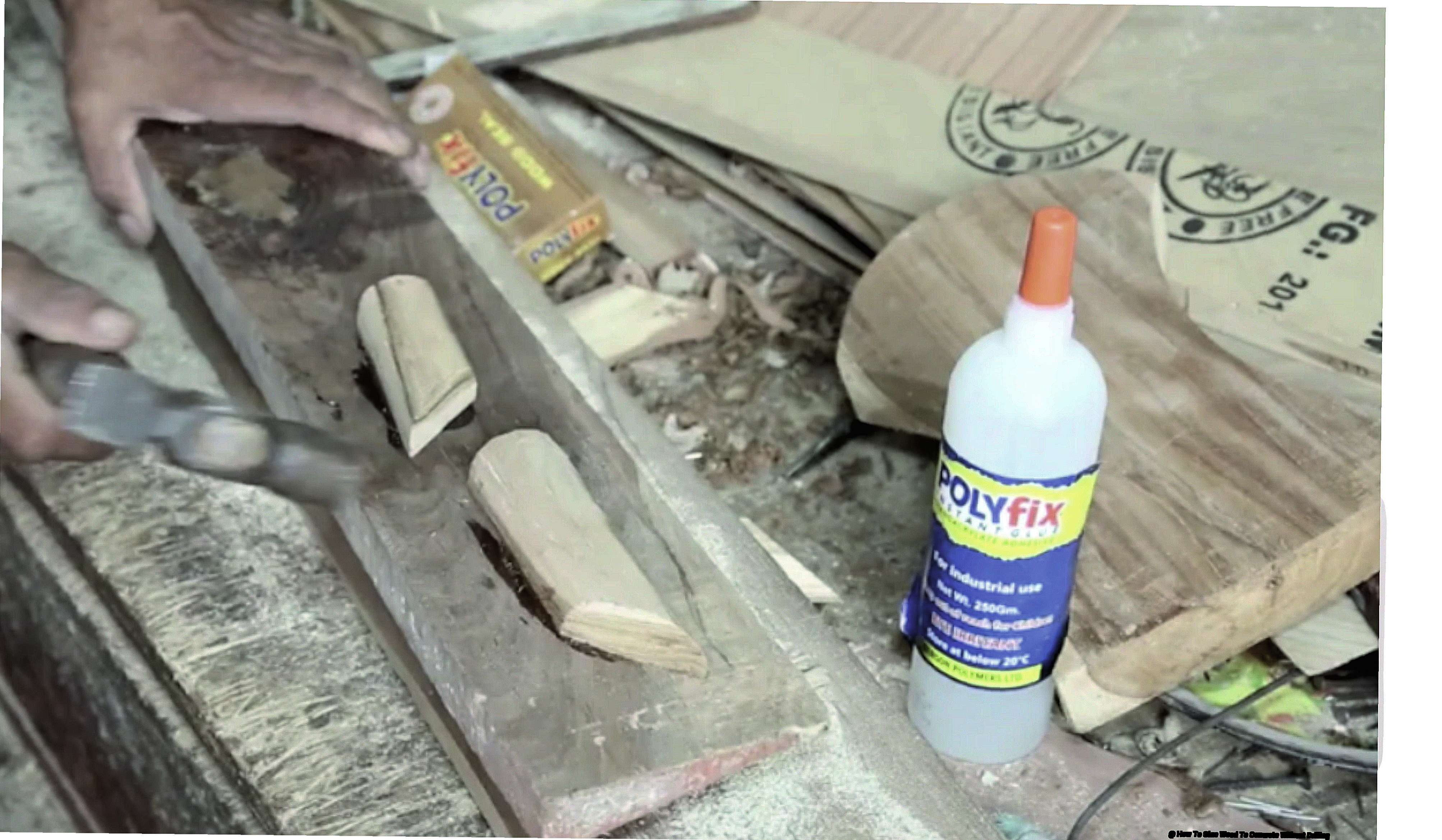 How To Glue Wood To Concrete Without Drilling-8