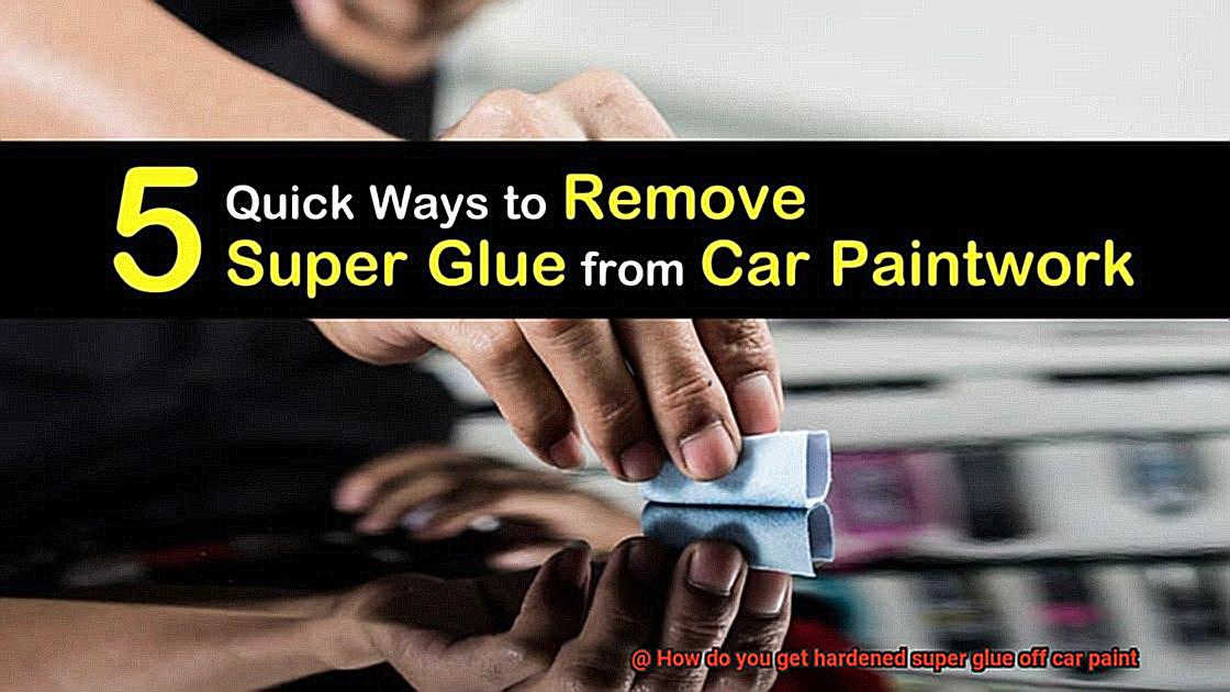 How do you get hardened super glue off car paint-4
