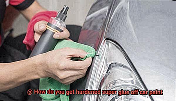 How do you get hardened super glue off car paint-2