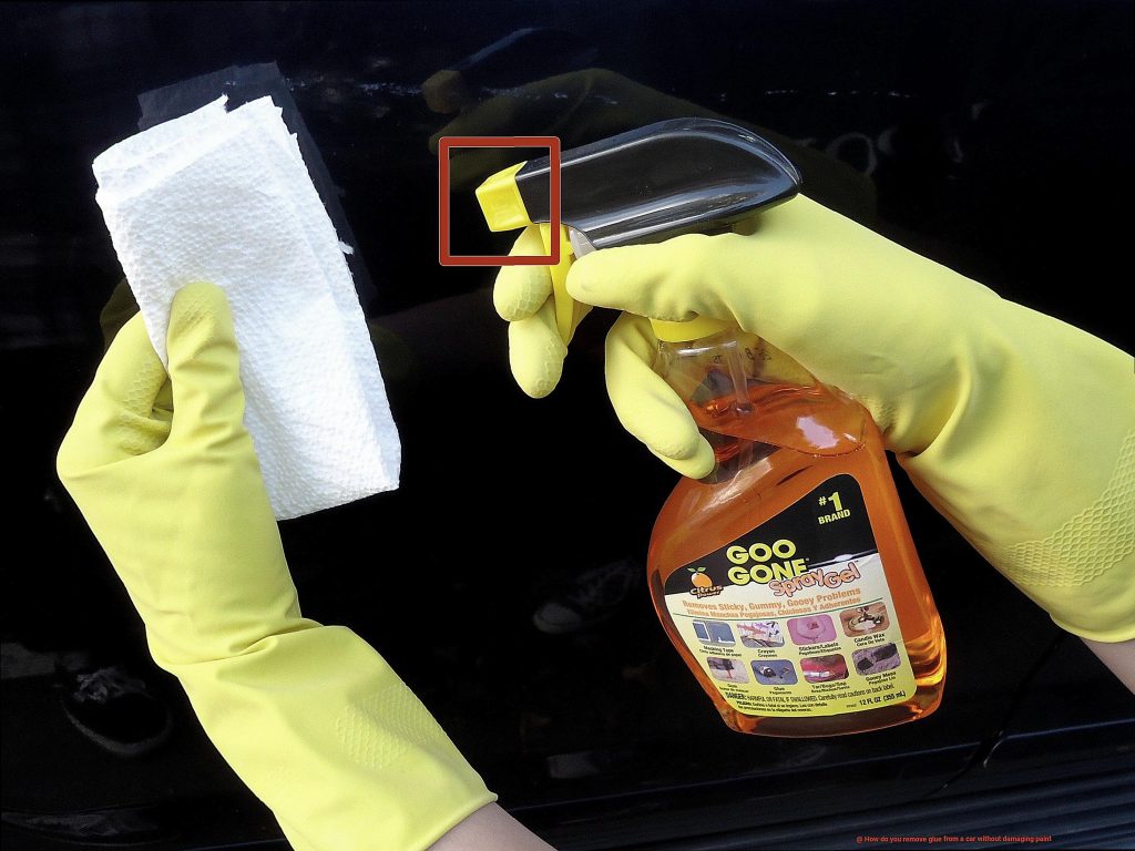 How do you remove glue from a car without damaging paint? Glue Things