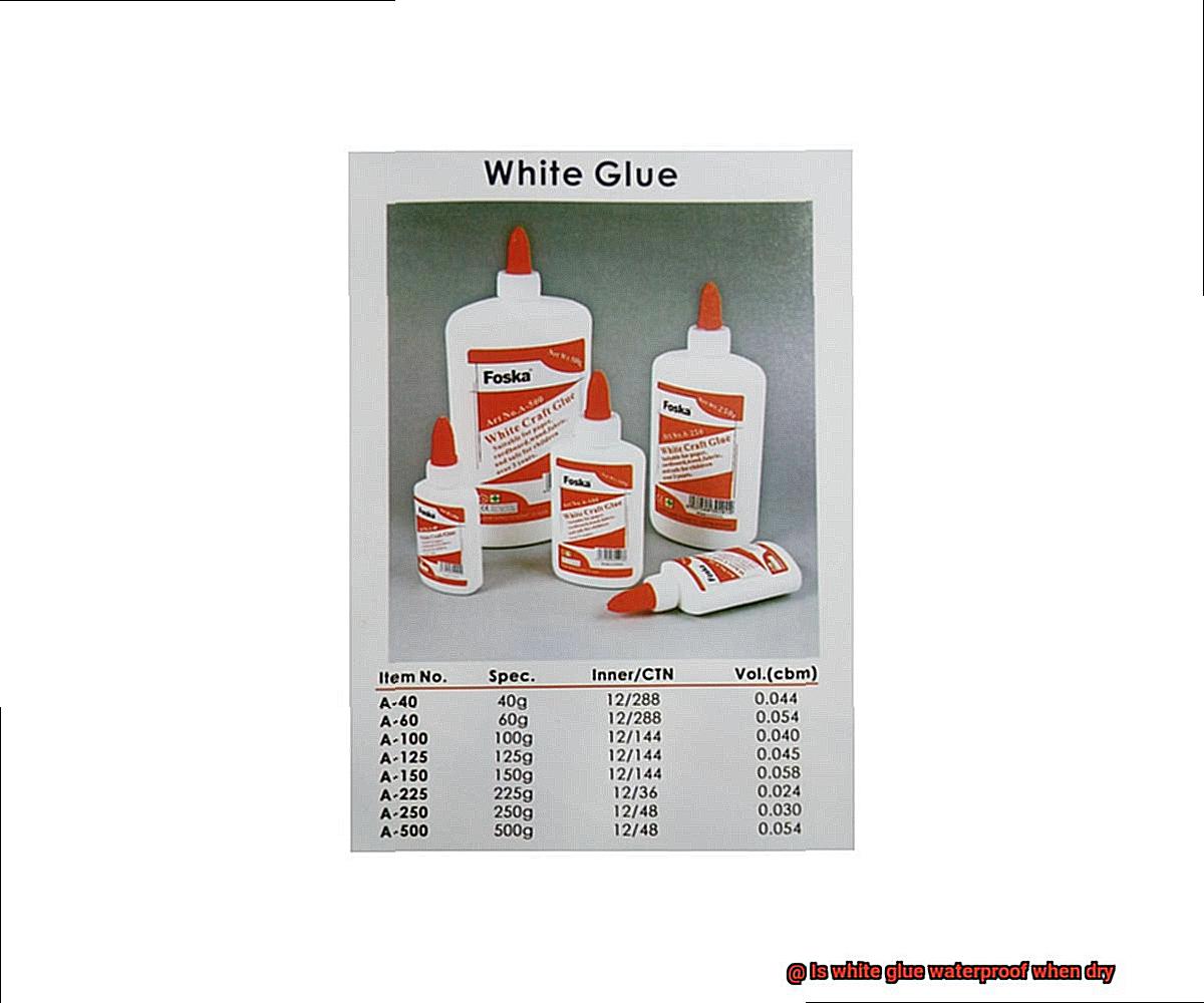 Is white glue waterproof when dry-5