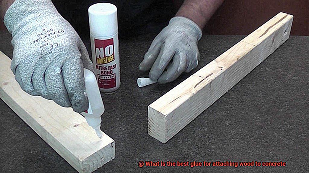 What is the best glue for attaching wood to concrete-4