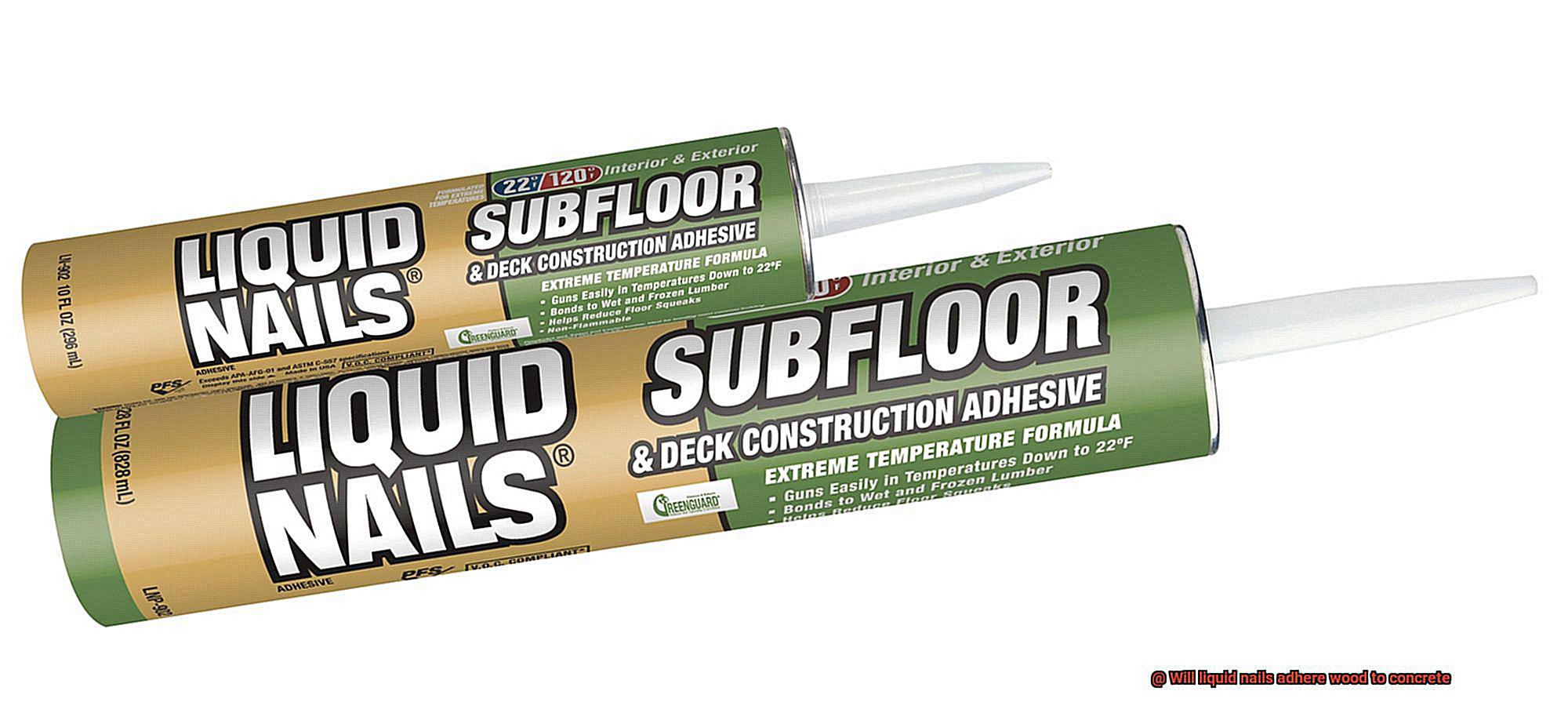 Will liquid nails adhere wood to concrete-2