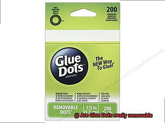 Are Glue Dots easily removable-3