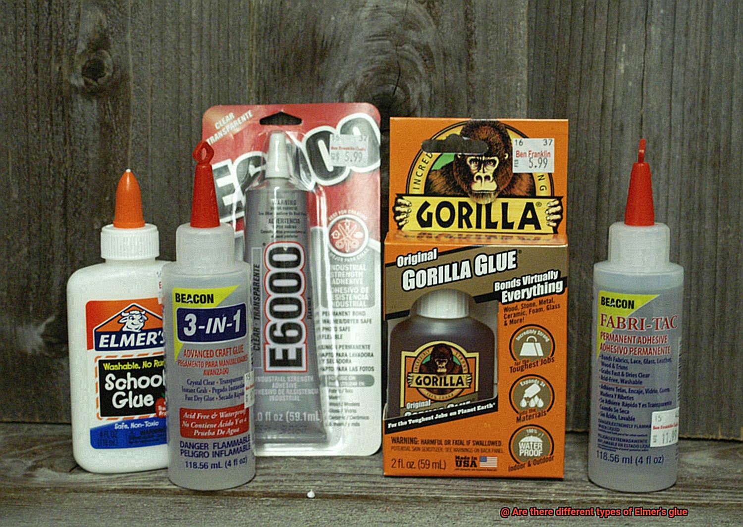 Are there different types of Elmer's glue-11