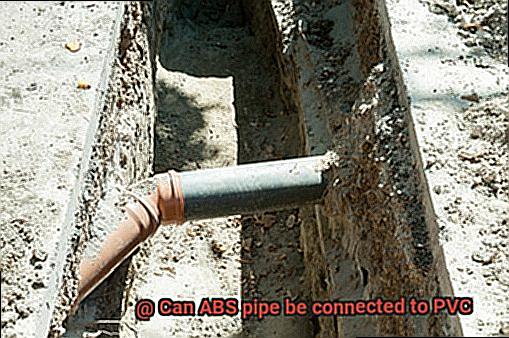 Can ABS pipe be connected to PVC-4
