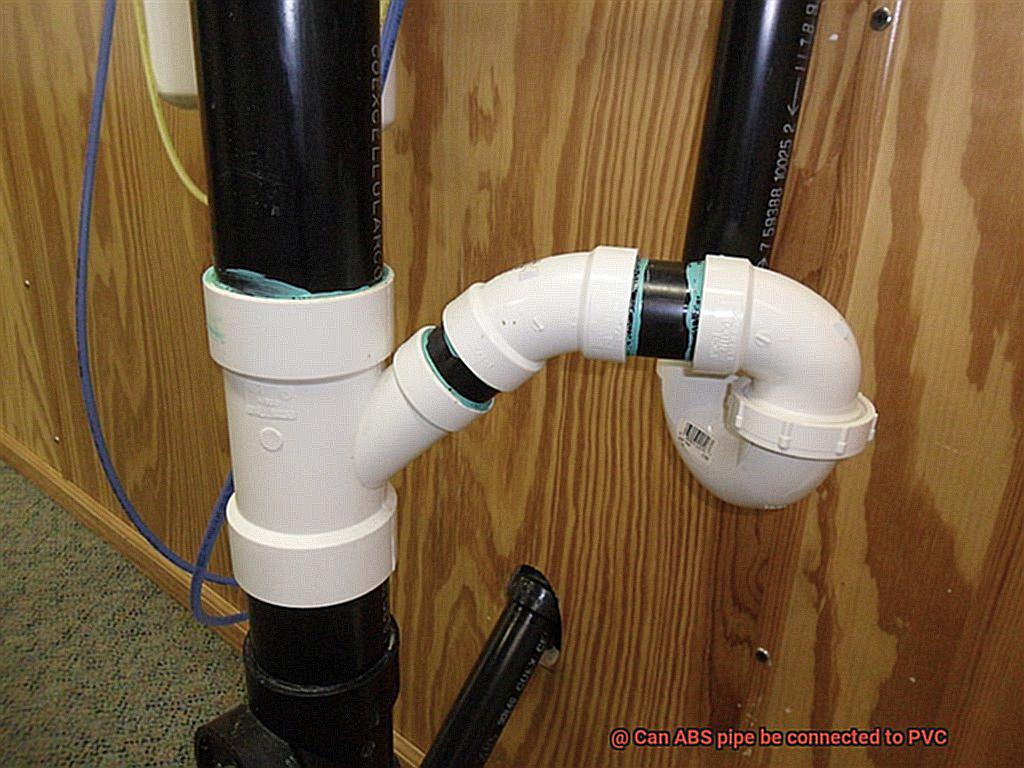 Can ABS pipe be connected to PVC-3