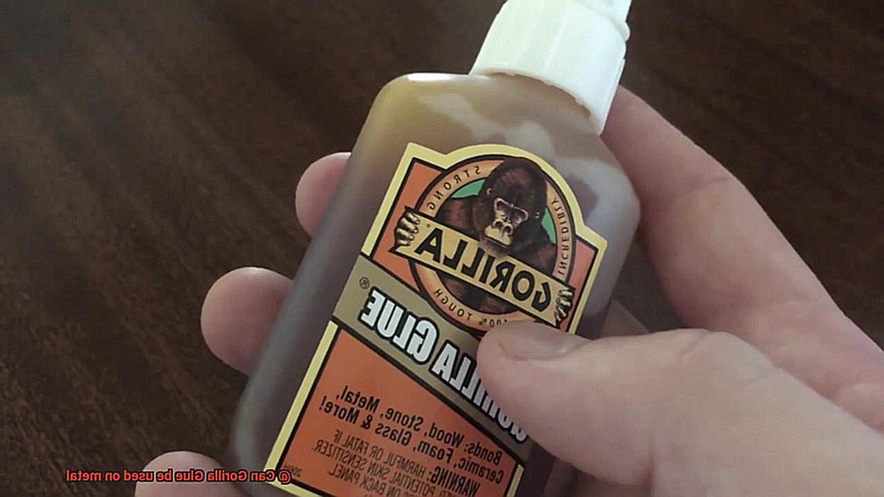 Can Gorilla Glue be used on metal-7