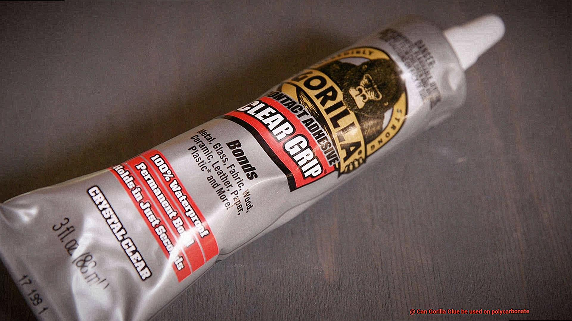 Can Gorilla Glue be used on polycarbonate-3