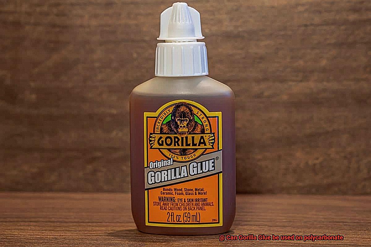 Can Gorilla Glue be used on polycarbonate-4