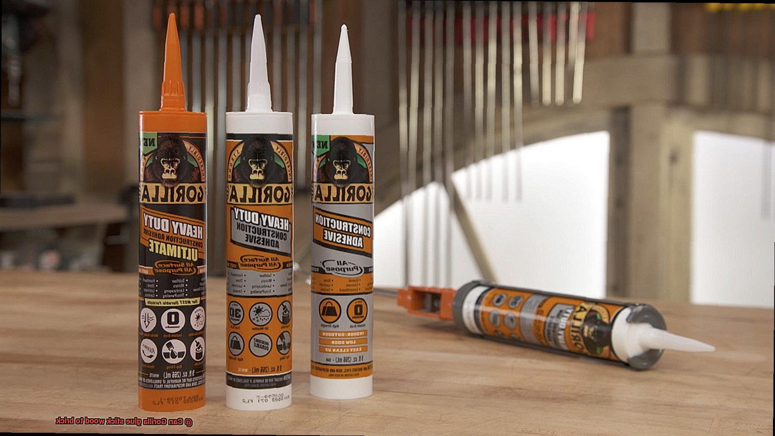 Can Gorilla glue stick wood to brick? Glue Things