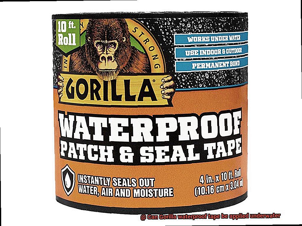 Can Gorilla waterproof tape be applied underwater-6