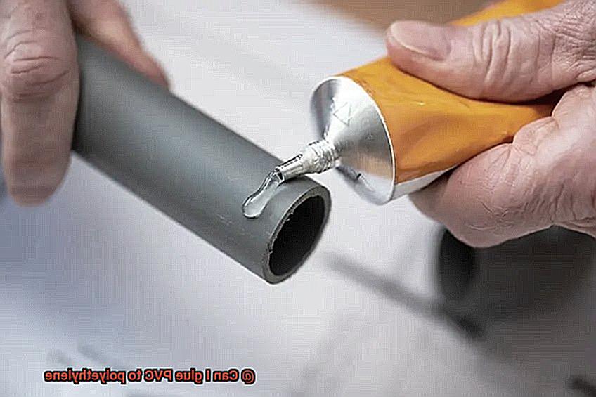 Can I glue PVC to polyethylene-3