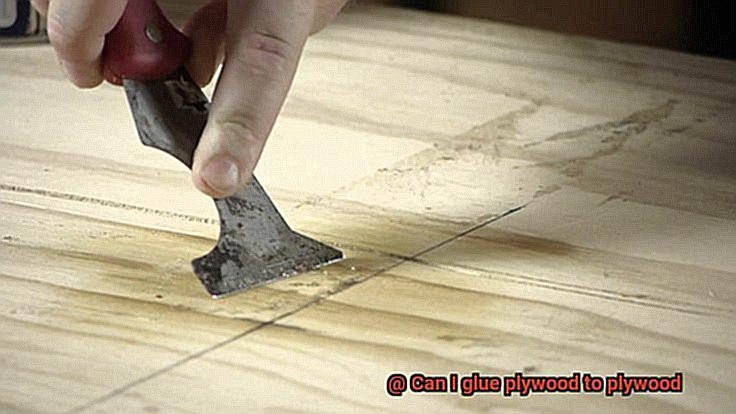 Can I glue plywood to plywood-9