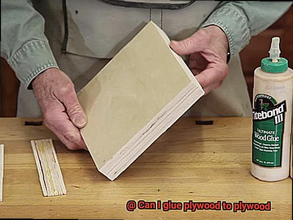 Can I glue plywood to plywood-8