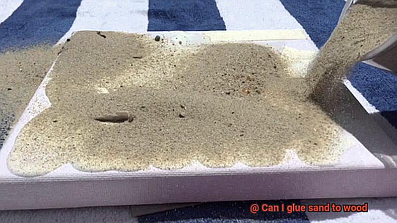 Can I glue sand to wood-3