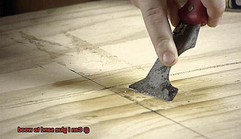 Can I glue sand to wood-2