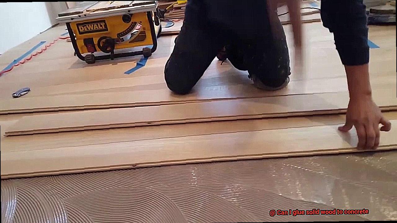 Can I glue solid wood to concrete-5