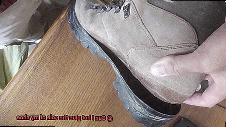 Can I hot glue the sole of my shoe-5