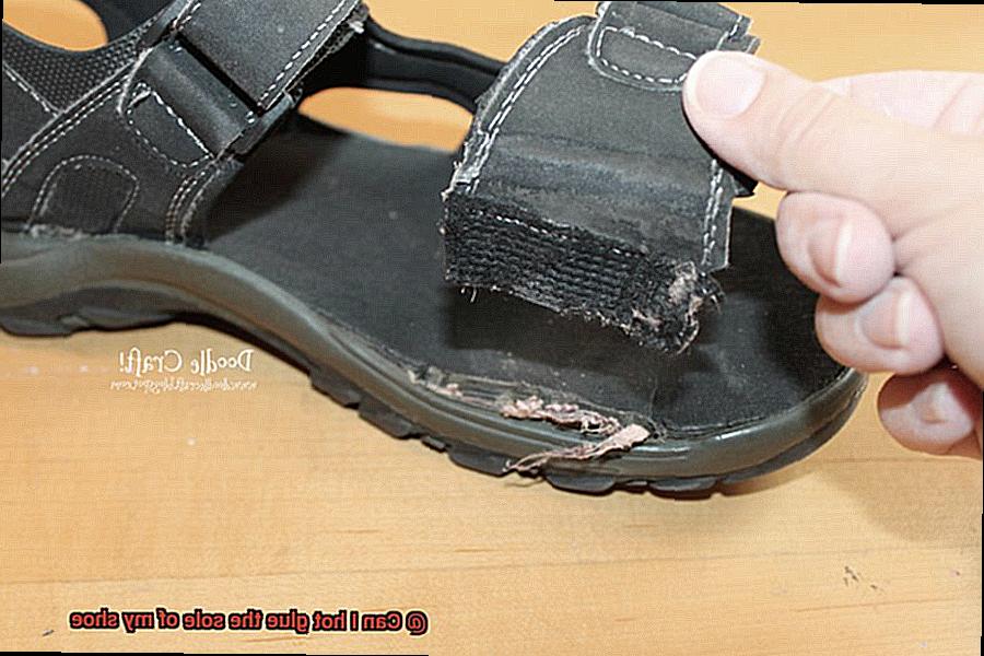 Can I hot glue the sole of my shoe-8