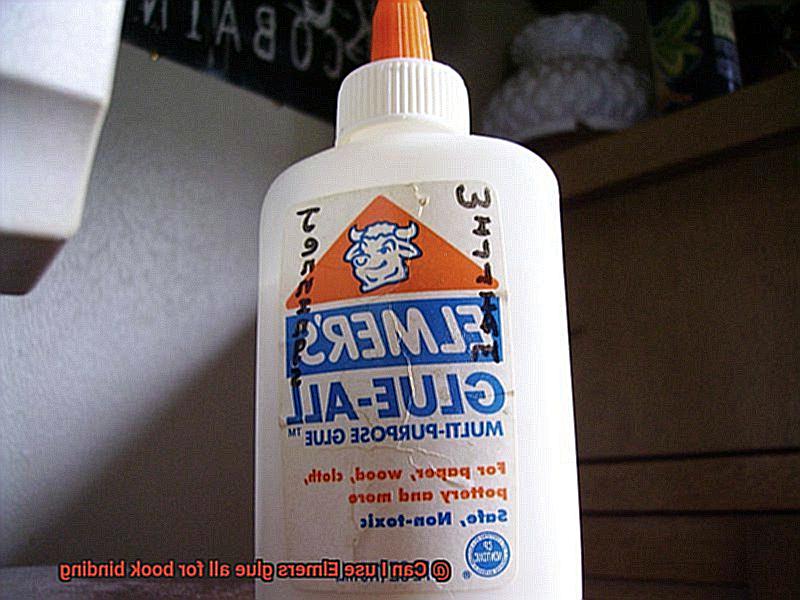 Can I use Elmers glue all for book binding-3