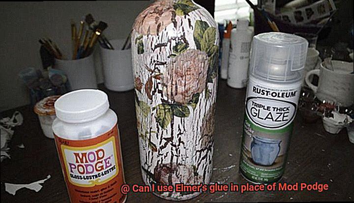 Can I use Elmer's glue in place of Mod Podge-7