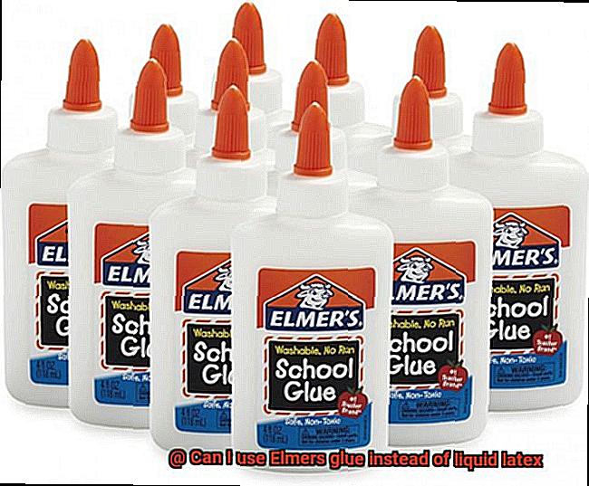 Can I use Elmers glue instead of liquid latex-3