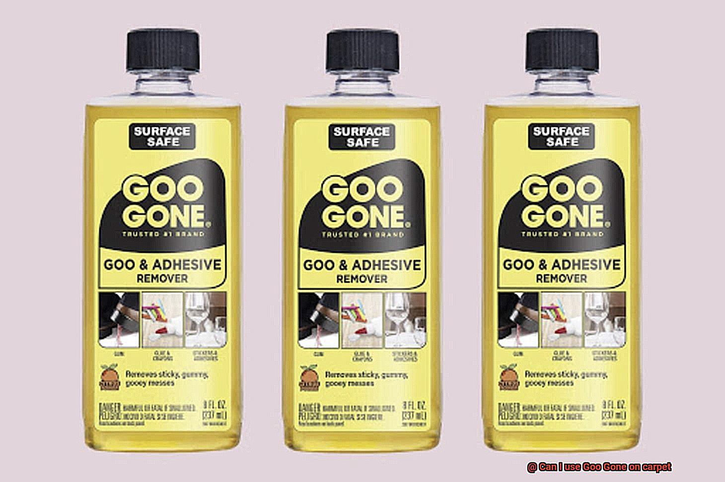 Can I use Goo Gone on carpet-3
