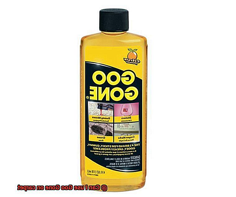 Can I use Goo Gone on carpet-5