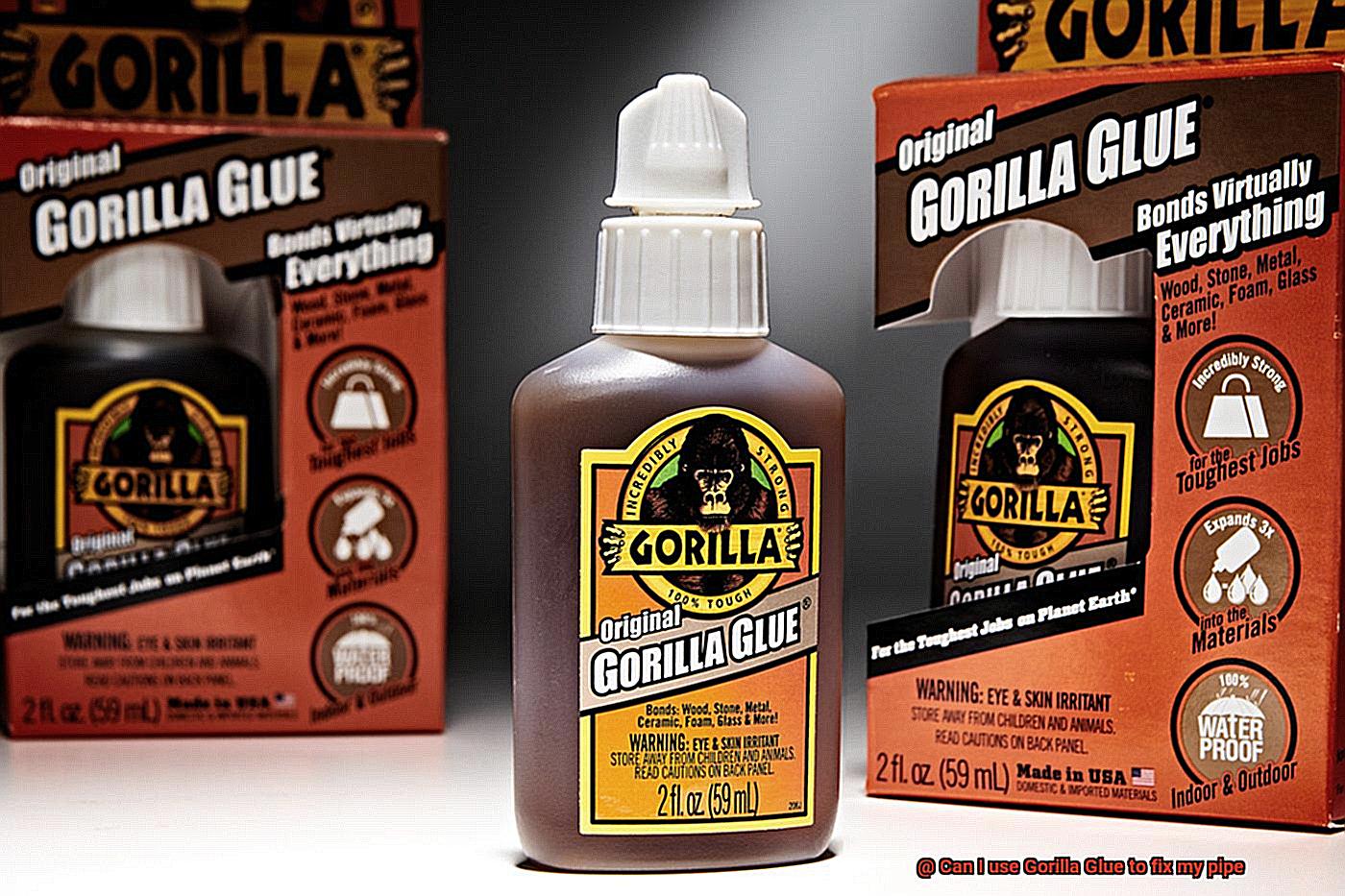 Can I use Gorilla Glue to fix my pipe-5