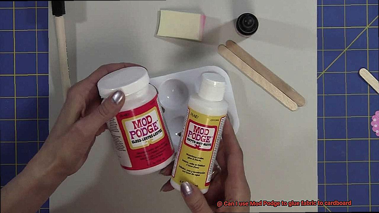 Can I use Mod Podge to glue fabric to cardboard-6