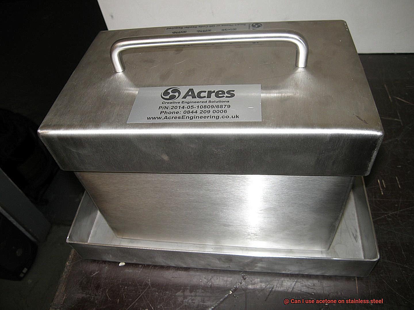 Can I use acetone on stainless steel-4