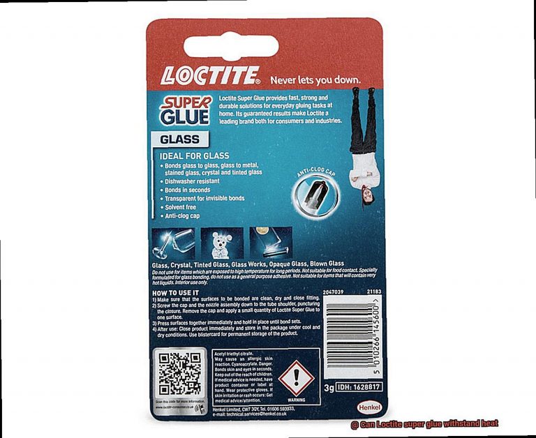 Can Loctite super glue withstand heat? Glue Things