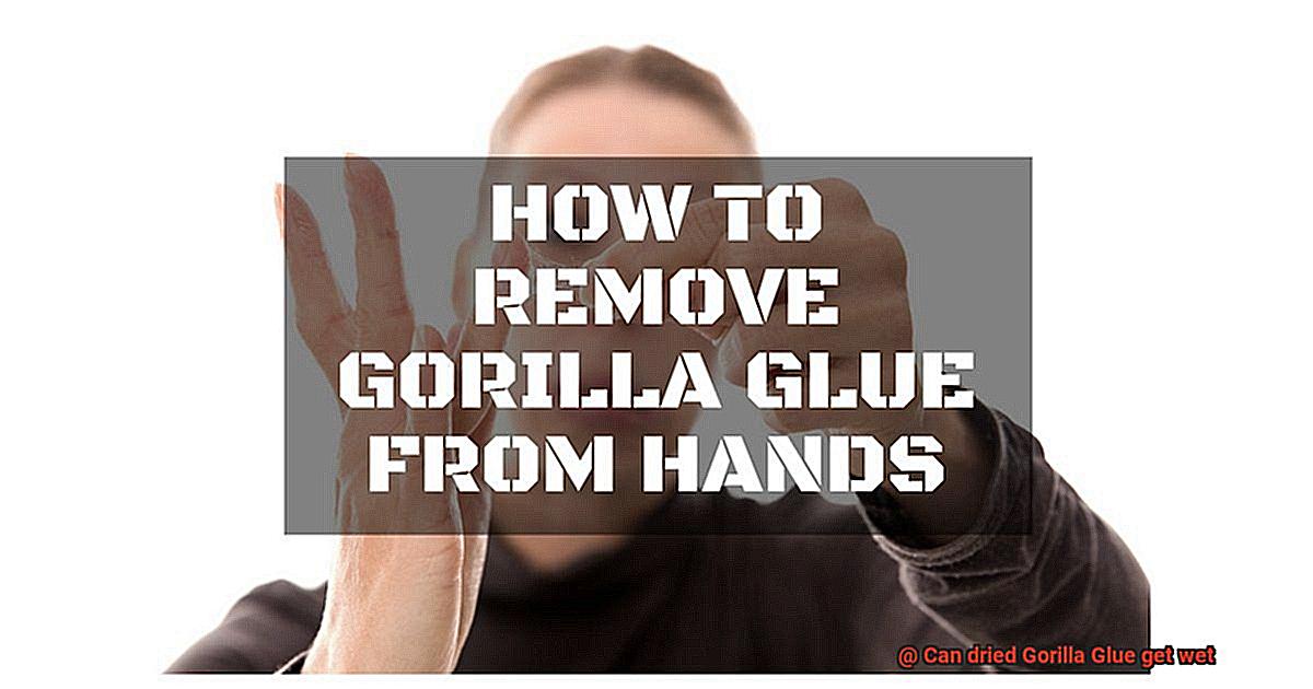 Can dried Gorilla Glue get wet-2