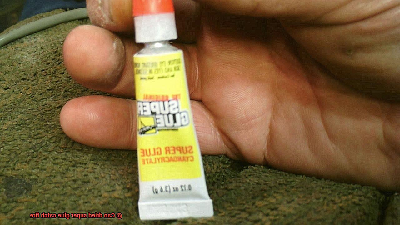 Can dried super glue catch fire-6