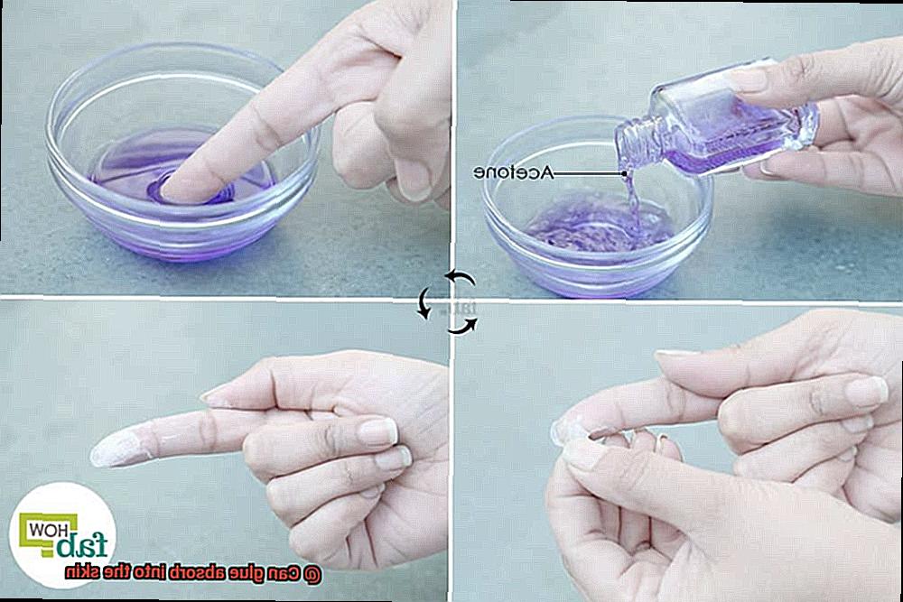 Can glue absorb into the skin-8