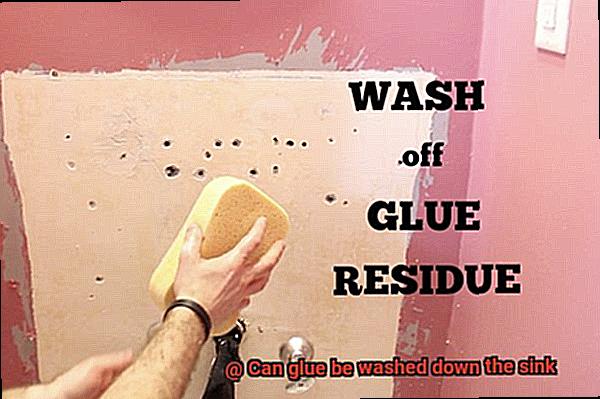 Can glue be washed down the sink-2