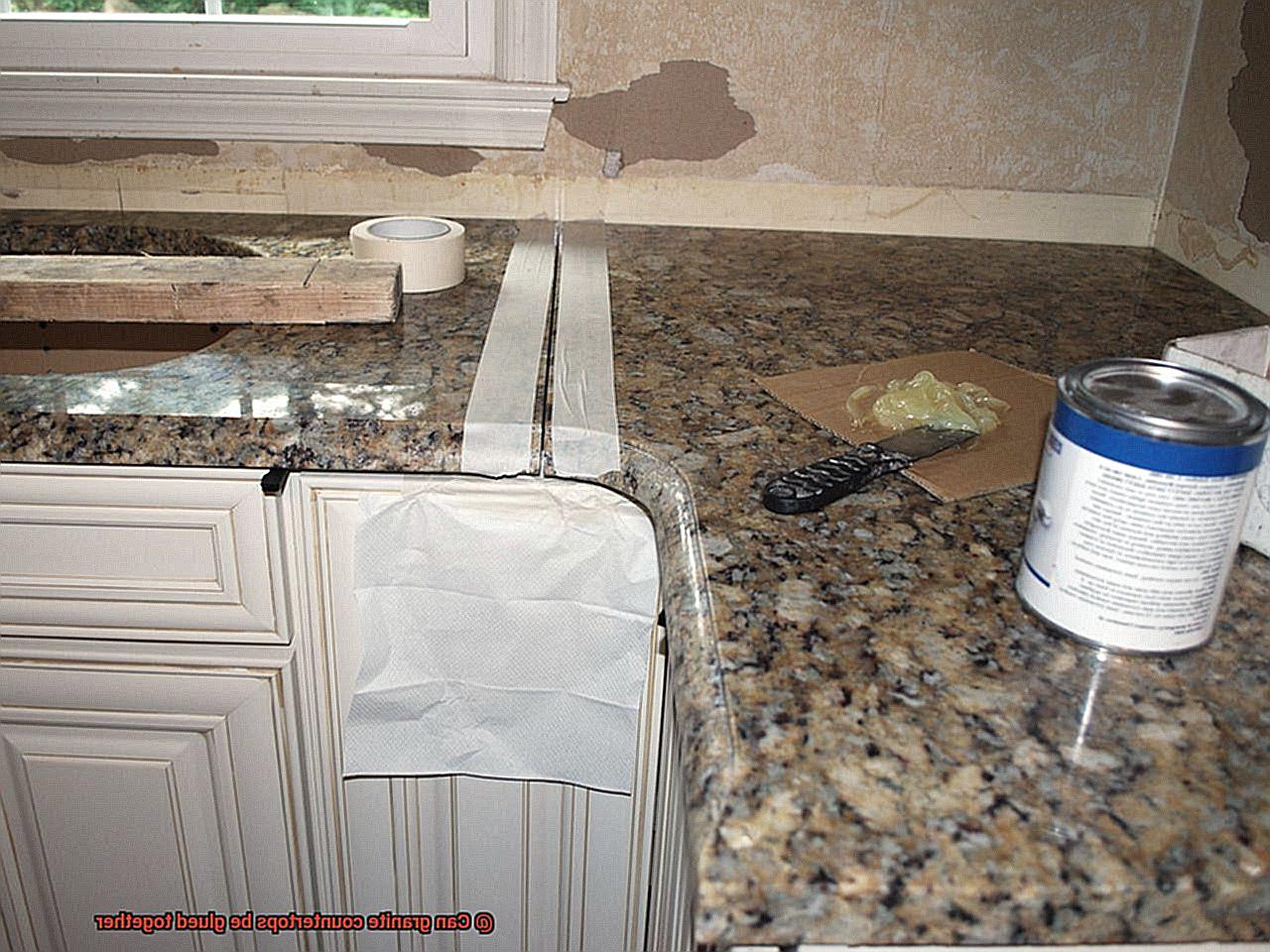 Can granite countertops be glued together-5