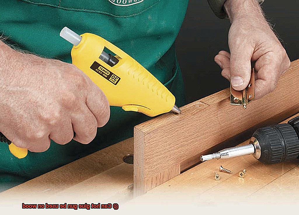 Can hot glue gun be used on wood-2