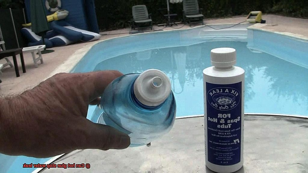 Can hot glue stop water leak? Glue Things