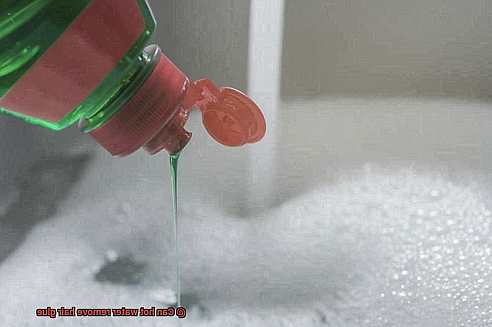 Can hot water remove hair glue-4