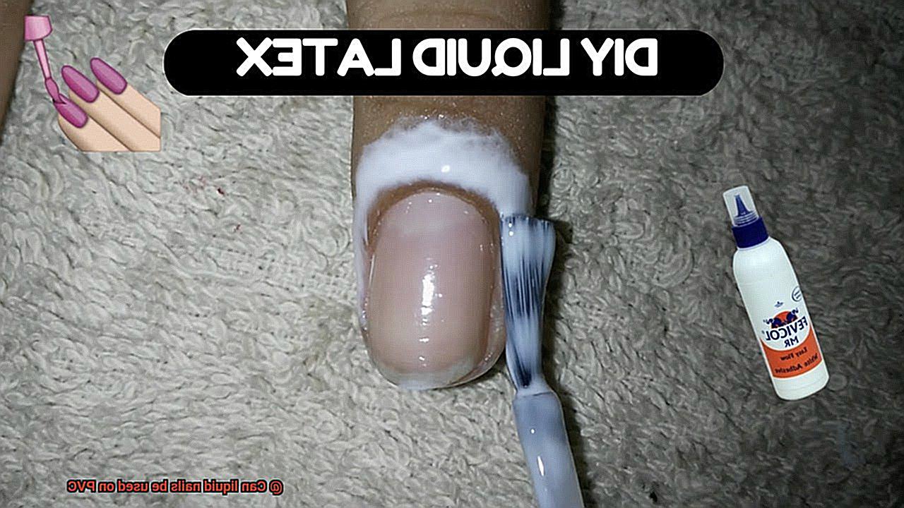 Can liquid nails be used on PVC-4