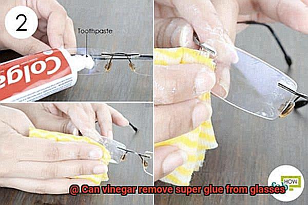 Can vinegar remove super glue from glasses-12
