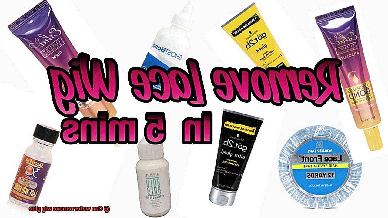 Can water remove wig glue-2