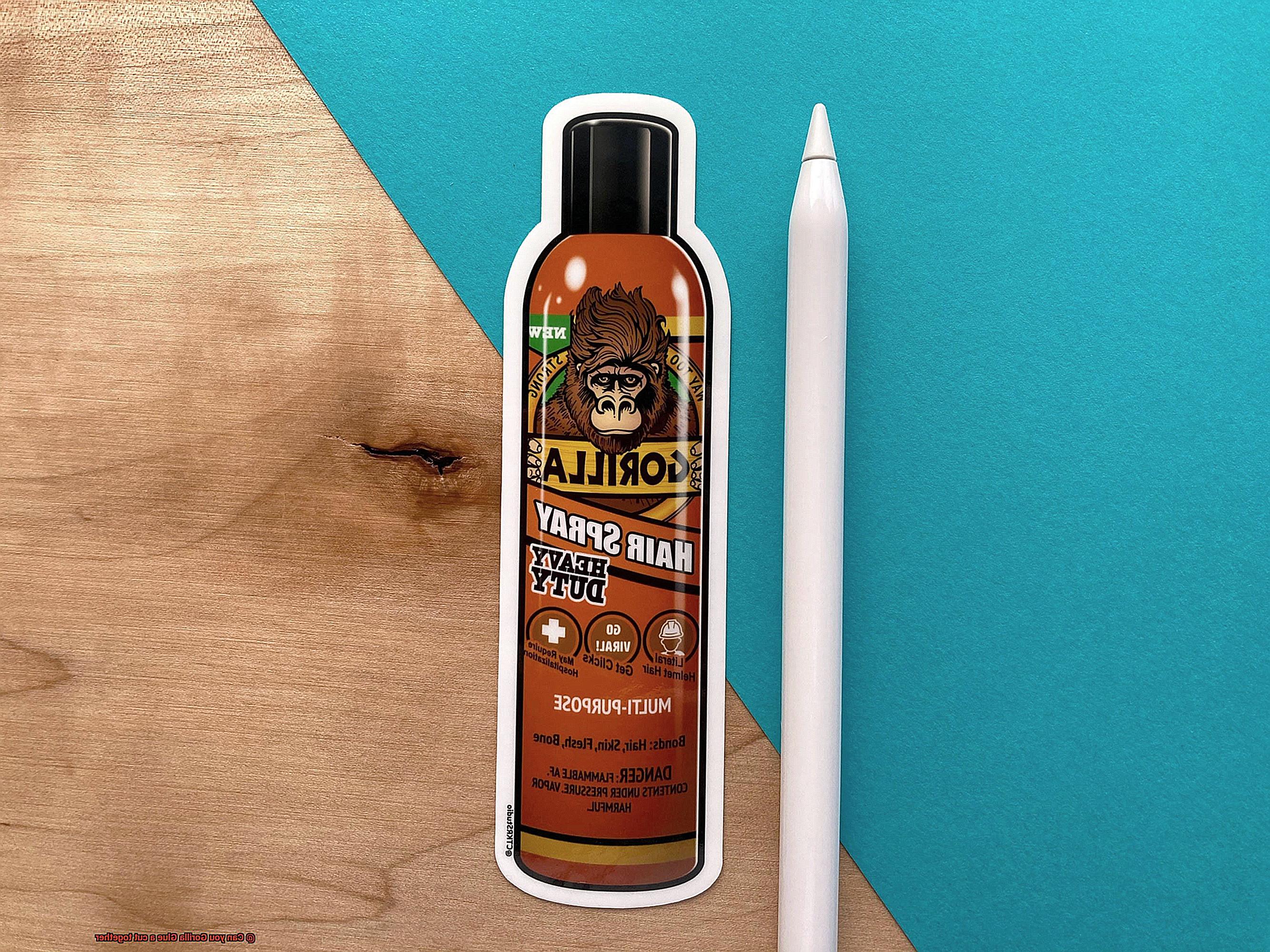 Can you Gorilla Glue a cut together? Glue Things